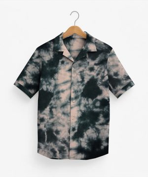 Pink Black Tie Dye