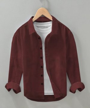 Maroon casual shirt