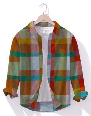 Checkered multi color